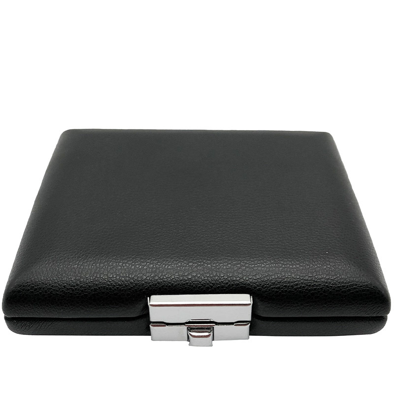 Basong caja de silbato de tubo grande silbato de 3 piezas caja portátil silbato de tubo grande clip de silbato de cuero U bolsa silbato caja de acompañamiento