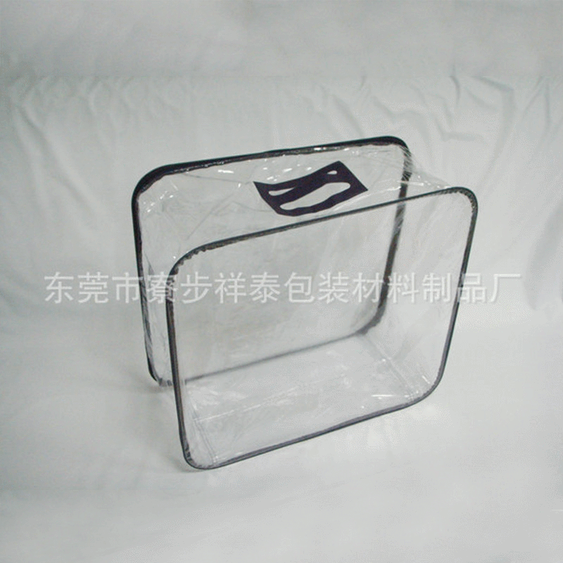 厂家生产床上用品包装袋家纺PVC手提被子包装透明睡衣袋可印LOGO