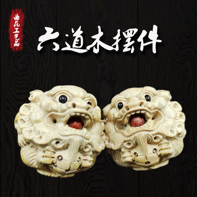 Mount Wutai Abelia carving brave troops Play Travel? Keepsake Home Furnishing Supplies woodiness Arts and Crafts automobile Decoration