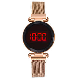 米兰尼斯时装表 个性时尚新款led触摸屏手表 外贸数字显示电子表