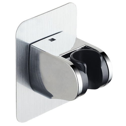 Shower head seamless bracket no punching adhesive seat adjustable bathroom shower head nozzle fixed base