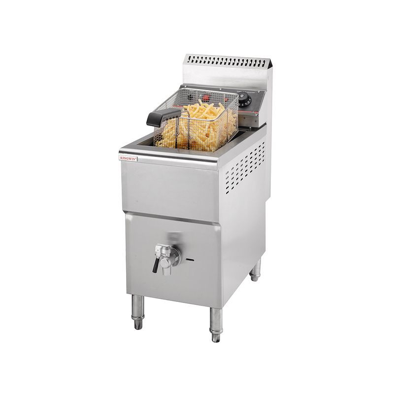 油炸锅商用双缸油电炸锅单缸电炸炉大容量炸鸡排设备机器煤气燃气