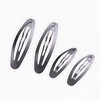 Korean matte water droplets oval BB clip wholesale children hair accessories DIY accessories high -quality paint side clip