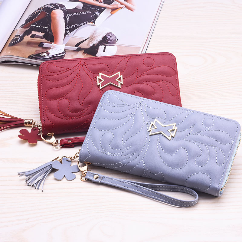 wallet zipper Hand wallet 2020 The new wallet lady have more cash than can be accounted for fashion High-capacity Wallet mobile phone Small bag