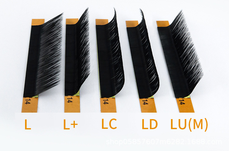 L,L+,LC,LD,LU 翘度嫁接睫毛