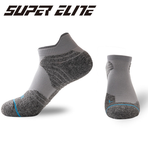 New sports socks for men, towel bottom boat socks, outdoor basketball socks, elite running socks, parallel short socks wholesale