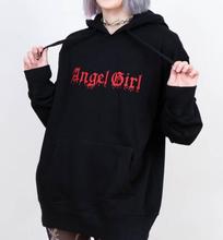 Angel Girl 【红字】休闲连帽口袋卫衣 速卖通ebay wish 秋装