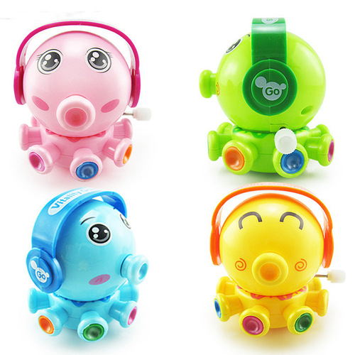 Children's cartoon animals wind-up small toys company small gifts manufacturers chain toys street stalls wholesale