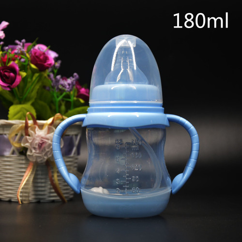 宽口塑料婴儿奶瓶感温变色奶瓶母婴用品源头厂家OEM