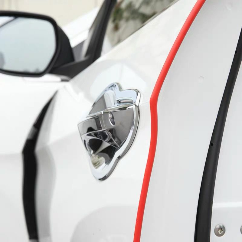 Tira de parachoques del coche tira de sellado del borde de la puerta del coche tira adhesiva anticolisión invisible tira antiarañazos cuerpo del coche etiqueta protectora antiarañazos tira decorativa