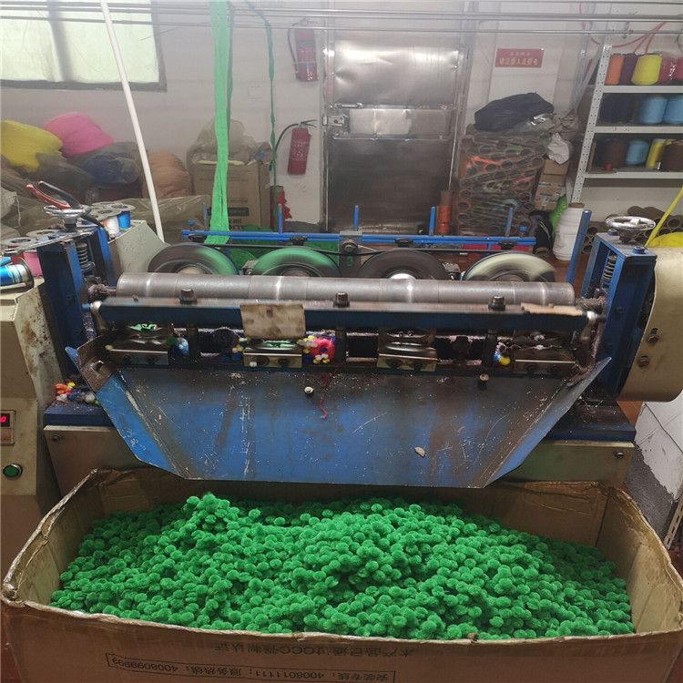 工廠訂制兒童diy丙綸小毛球滌綸高彈球開司米球 亞克力球手工球