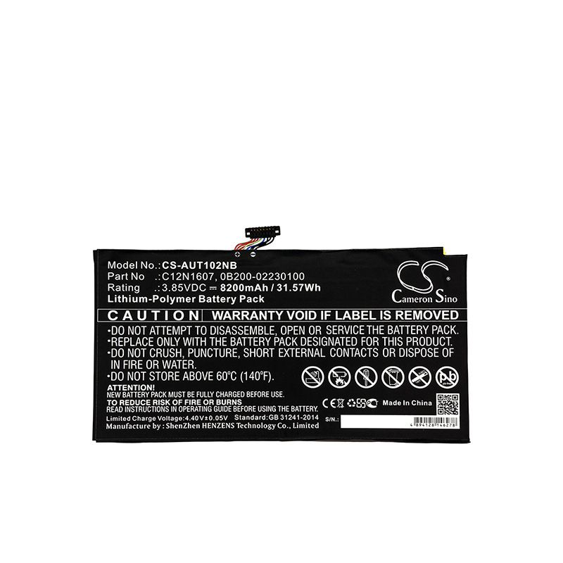 廠家直供CS適用Asus Transformer Mini C12N1607筆記本電池