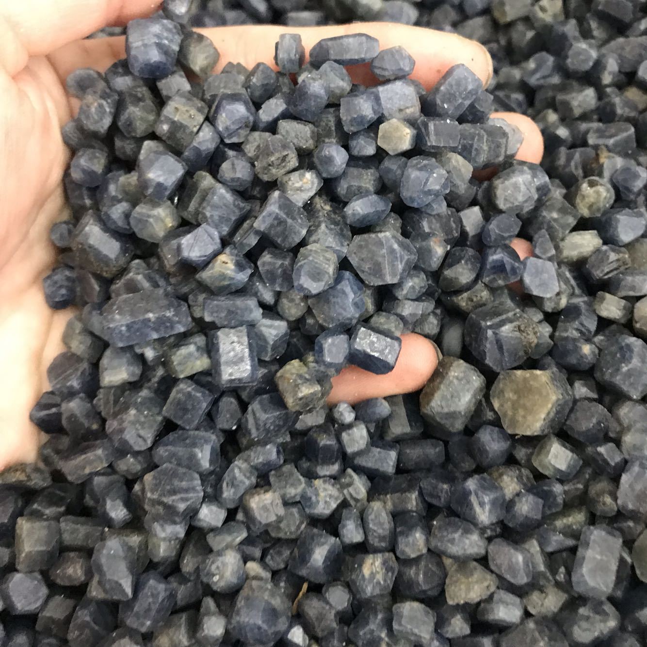 蓝刚玉原石图片,种类,把玩(第18页)_大山谷图库