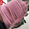 [Chalcedony beads]goods in stock Natural jade Loose bead Bead DI Pink 6/8mm Chalcedony Loose bead Beading