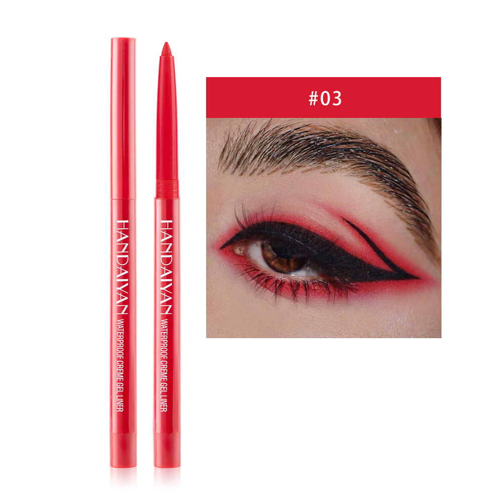 Décontractée Couleur Unie Plastique Eyeliner display picture 1