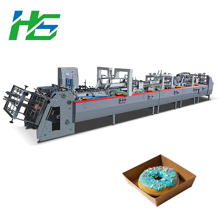 宏硕 新设计稳定生产甜点盒纸盒机