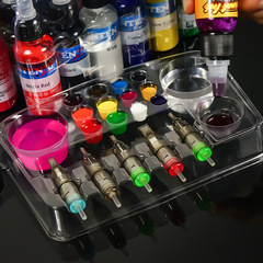 Tattoo Consumables Tattoo Ink Tray Disposable Ink Tray Permanent Makeup Ink Tray Color Palette 12 Pieces Factory Direct Sale
