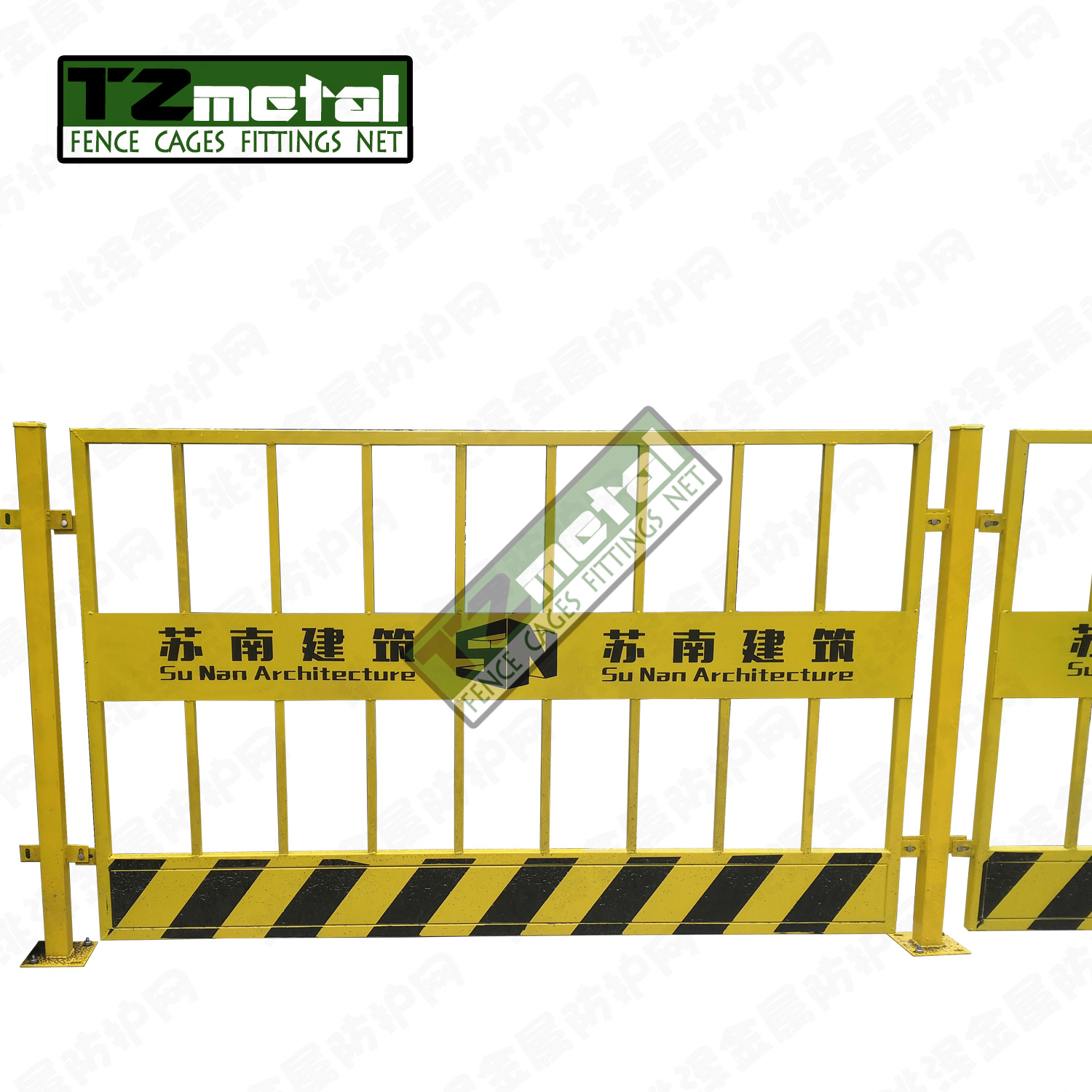 镀锌+喷塑可重复使用工地围挡基坑护栏25kg施工电梯门异型定制