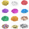 Amazon Confetti Paper Balloon Filling Paper Check Sequenant 1.5cm Color Wedding Sprinkle Round Paper