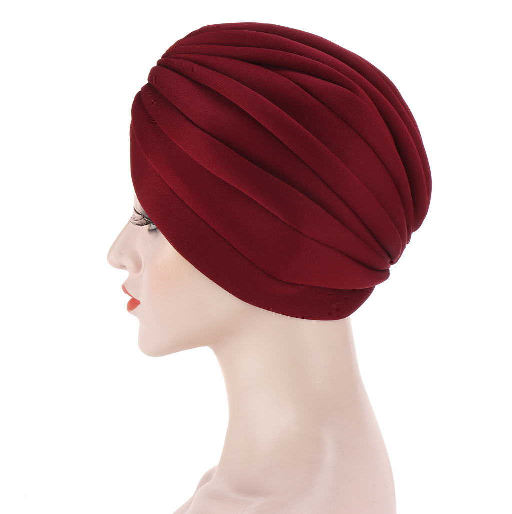 Fashion Indian Solid Color Space Cotton Cap display picture 1