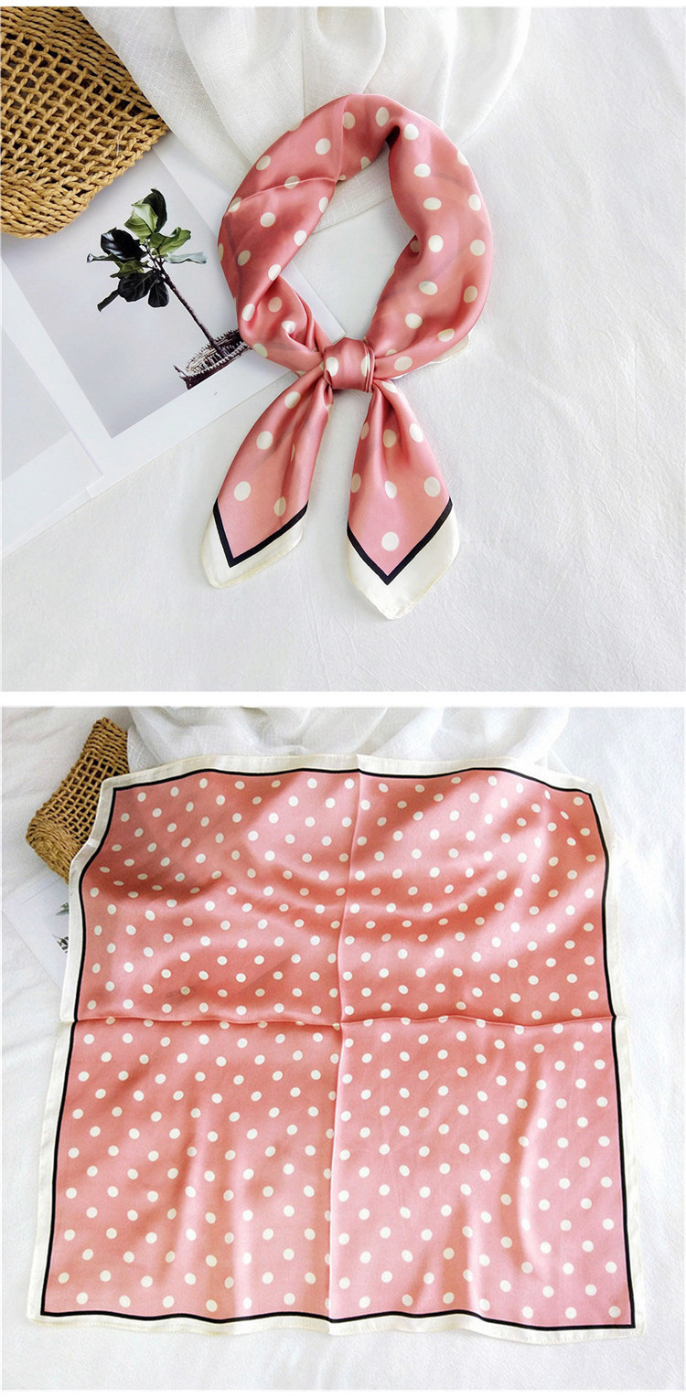 50g Weight Silk Scarf Classification Casual Occasion Satin Material Printing Pattern Spring&Summer, Autumn Season Women's Gender Simple Style Style Women's Simple Style Printing Satin Silk Scarf 9