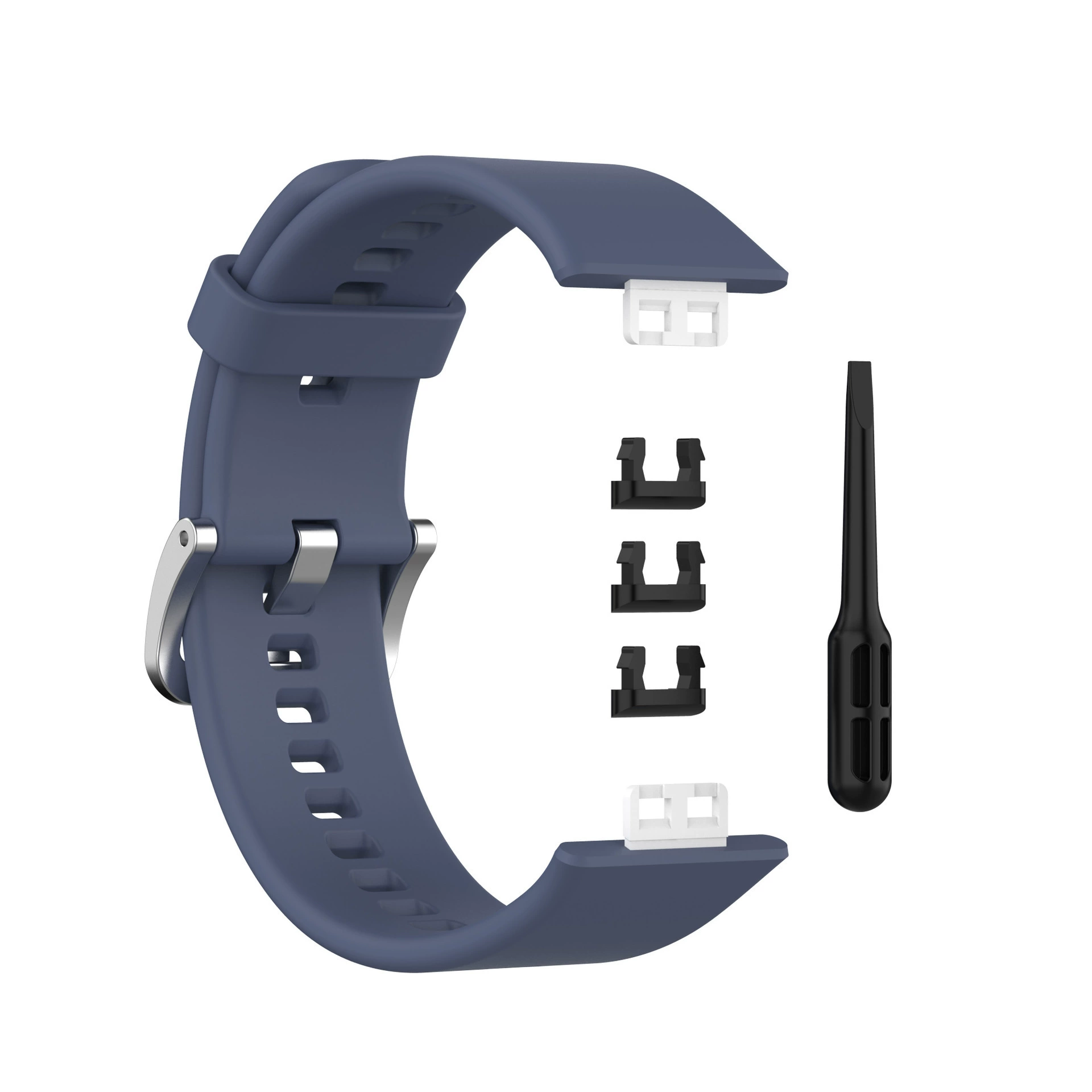 Силиконовый ремешок для часов (Huawei) Watch Fit, силикон медицинского класса, пряжка из нержавеющей стали, 14 цветов