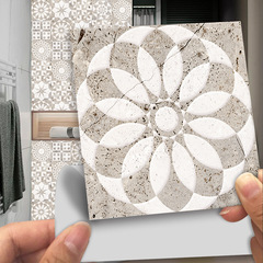 跨境專供陶瓷大理石磚紋磨砂瓷磚貼仿真地磚即剝自粘耐磨防滑牆貼