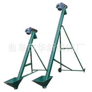华新直销垂直干粉砂浆螺旋输送机 工业盐输送机 绞龙锯末输送机