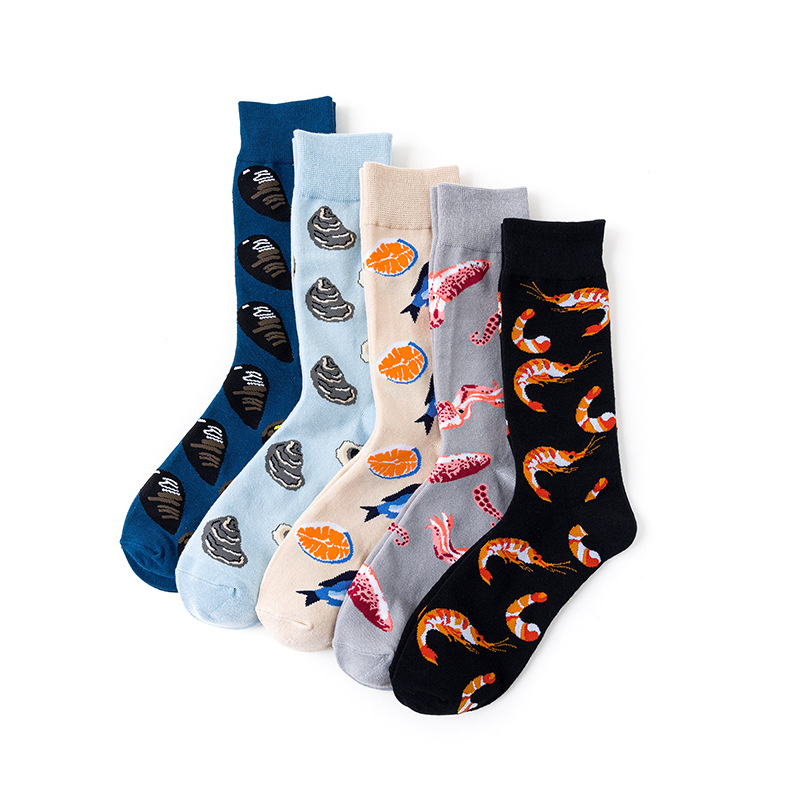 2025d 2025 Neue Stil Unisex Mit Einzigartige Muster Herren Trendy Mid-Calf Socken Frauen_voghion.com