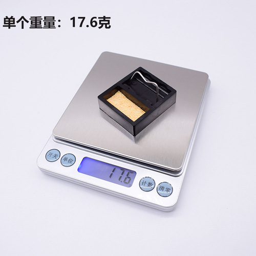 Small square soldering iron stand, bakelite simple soldering iron stand, package delivery, small soldering iron stand, foreign trade selected soldering iron stand