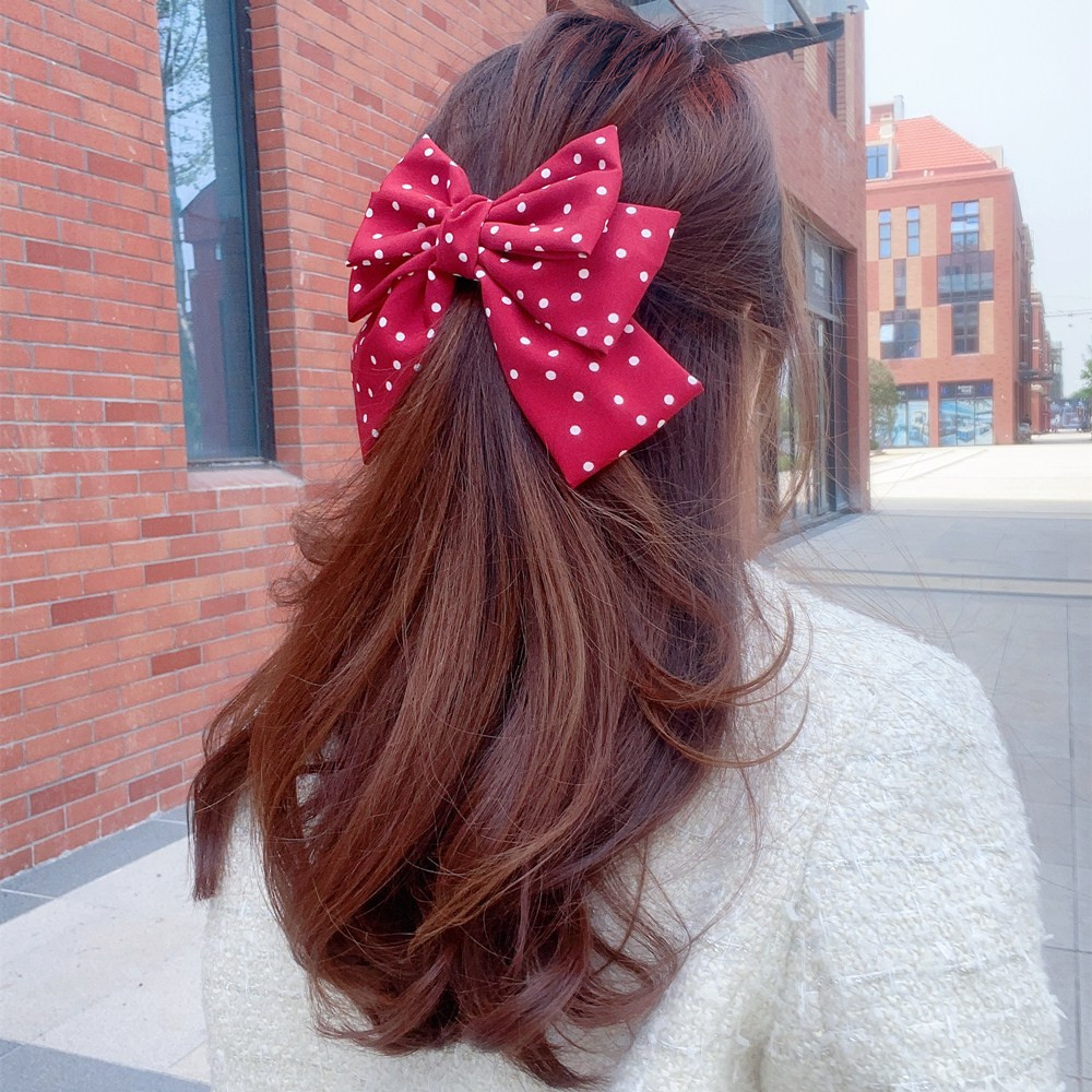 Wave Point Three-layer Bow Hairpin display picture 24
