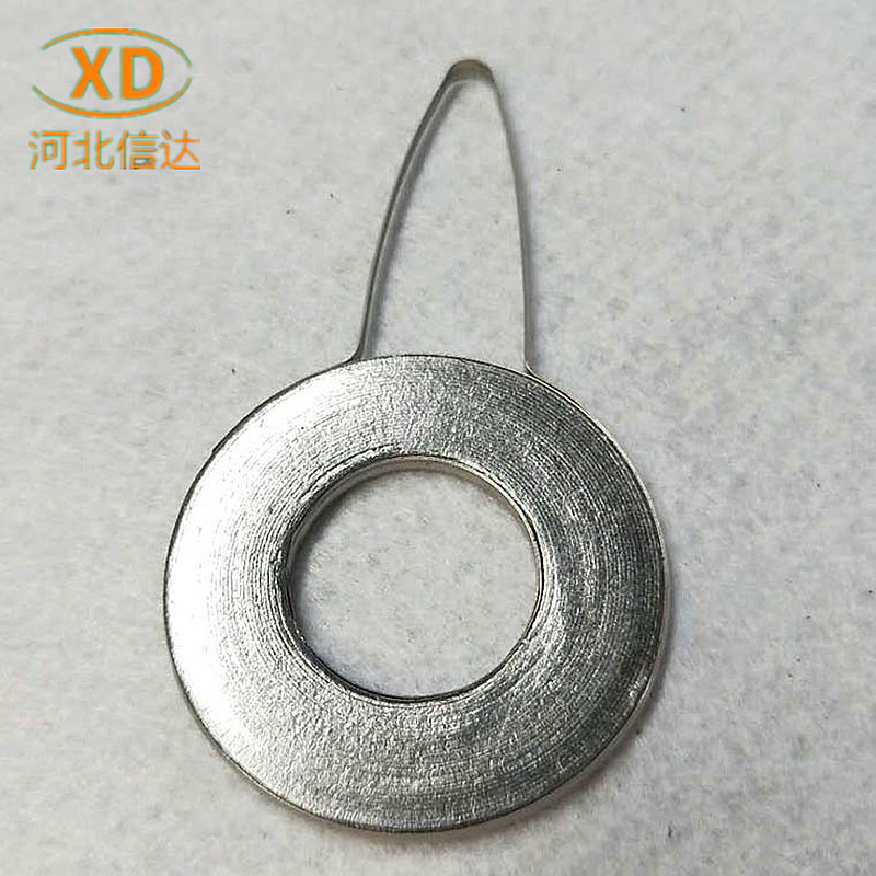 厂家直销 带手柄金属缠绕垫 带三角把基本型缠绕垫片不锈钢可定-阿里巴巴