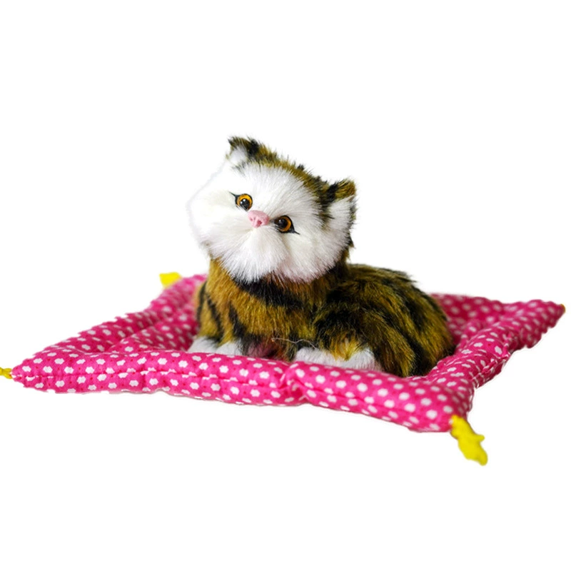 Realistic animal model, handmade, creative gift, cat