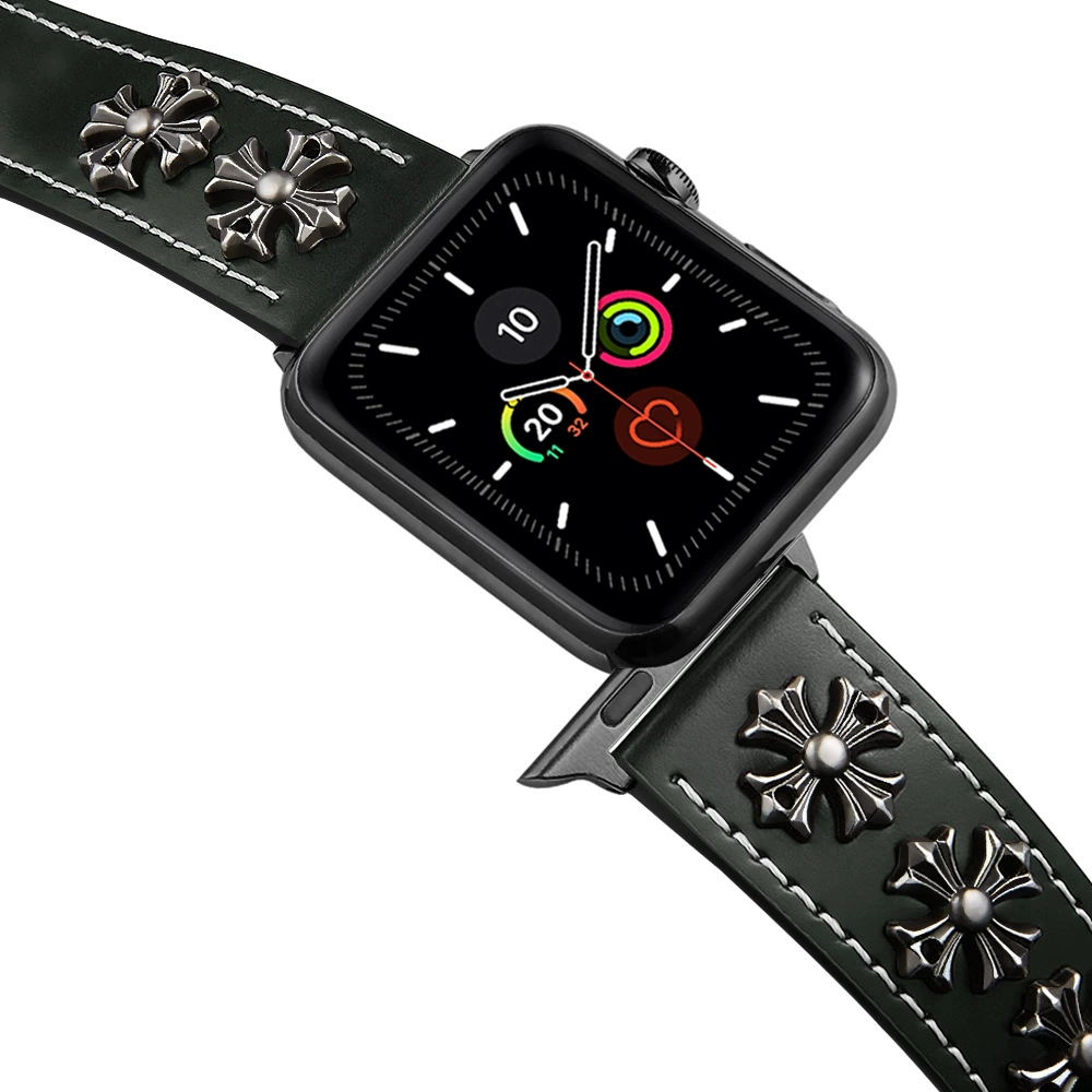 Часы Apple седьмого поколения Croxin кожаный ремешок подходит