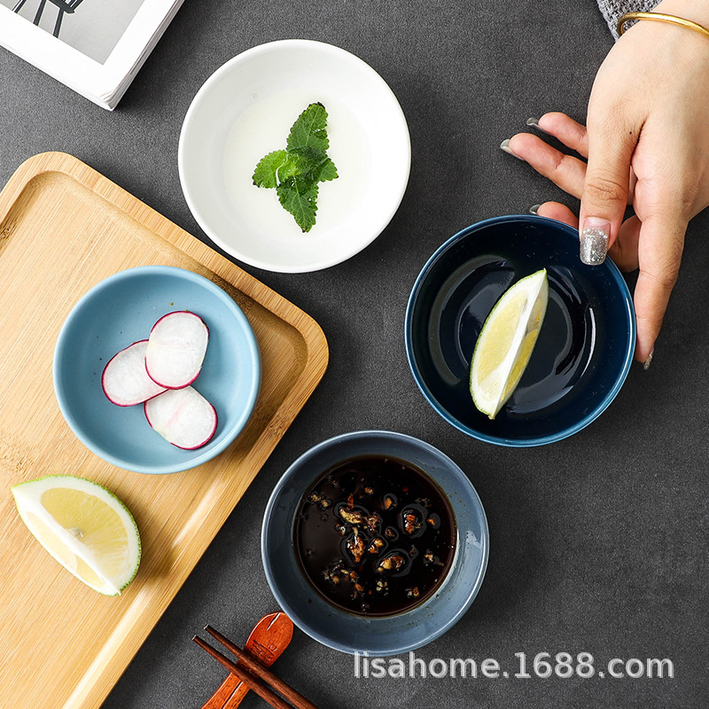 Spot wholesale kiln ceramic matte creative taste dish seasoning…