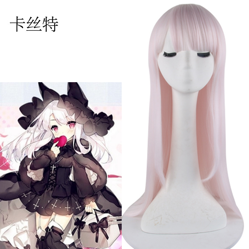 cos wig blue route K neko cat rain is ya day sword dance Jiang Xue left text death Alice