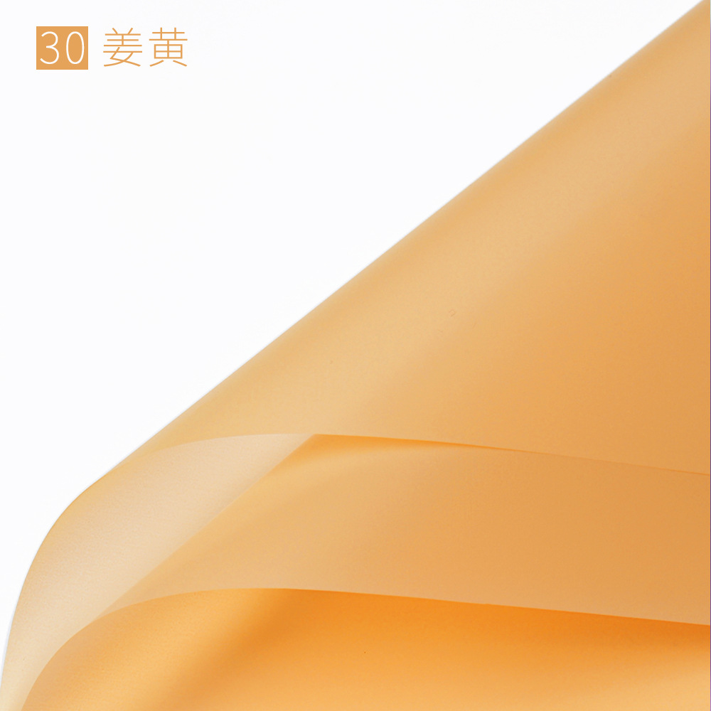 Flower Party Factory al por mayor papel mate de color sólido translúcido papel de embalaje de flores papel de embalaje de flores floristería papel de material de embalaje