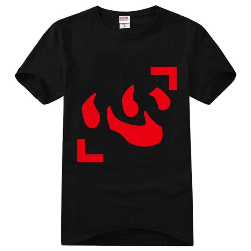 A tiempo completo cazador camiseta anime ropa periférica nitro presidente mismo estilo japonés hombres y mujeres casual más tamaño manga corta verano