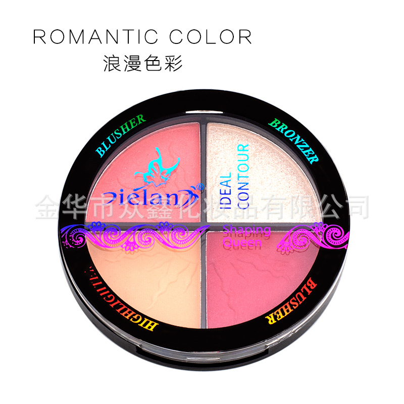 蝶兰眼影高光腮红古铜色修饰四合一