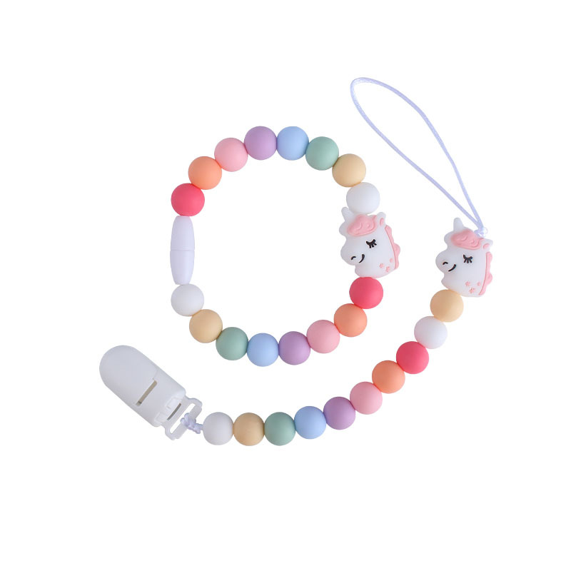Explosivo bebé suministros plástico chupete clip bebé calmante silicona animal coche juguete mordedor cadena