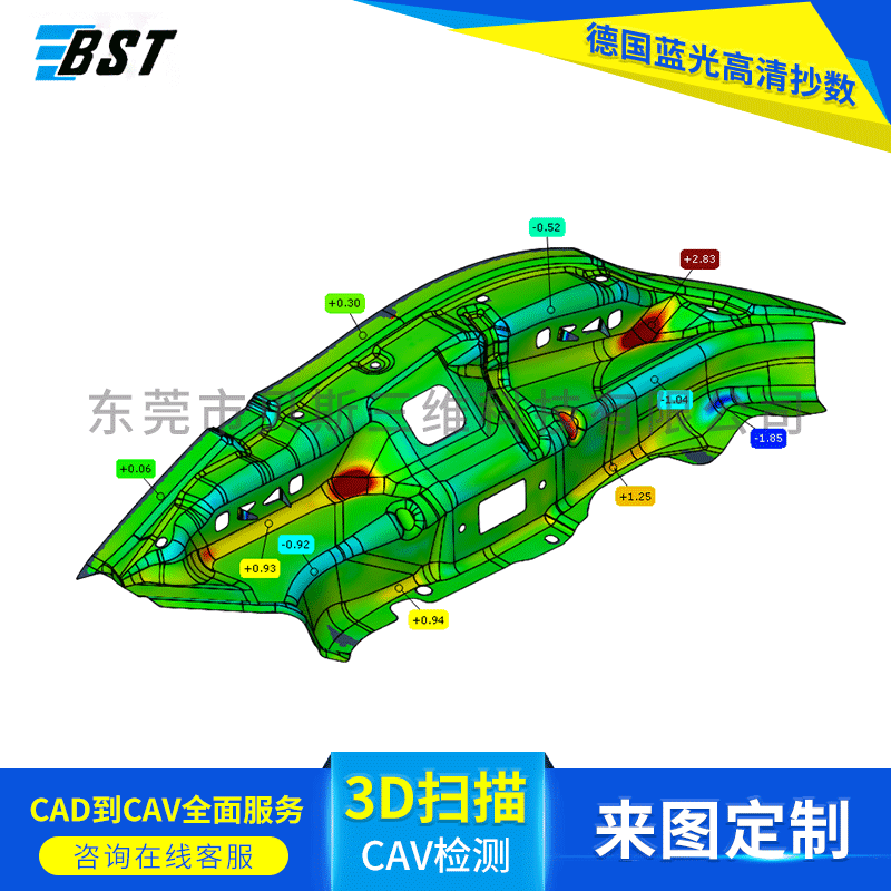 定制款工业级3DATOS高精逆向抄数手板玩具动漫设计3D建模CAV检测|ms