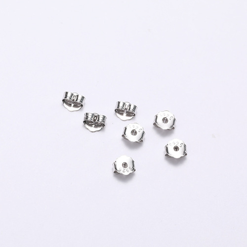 s925 sterling silver earplugs, silver jewelry accessories, sterling silver earrings, ear caps, simple invisible ear plugs, factory direct sales and wholesale