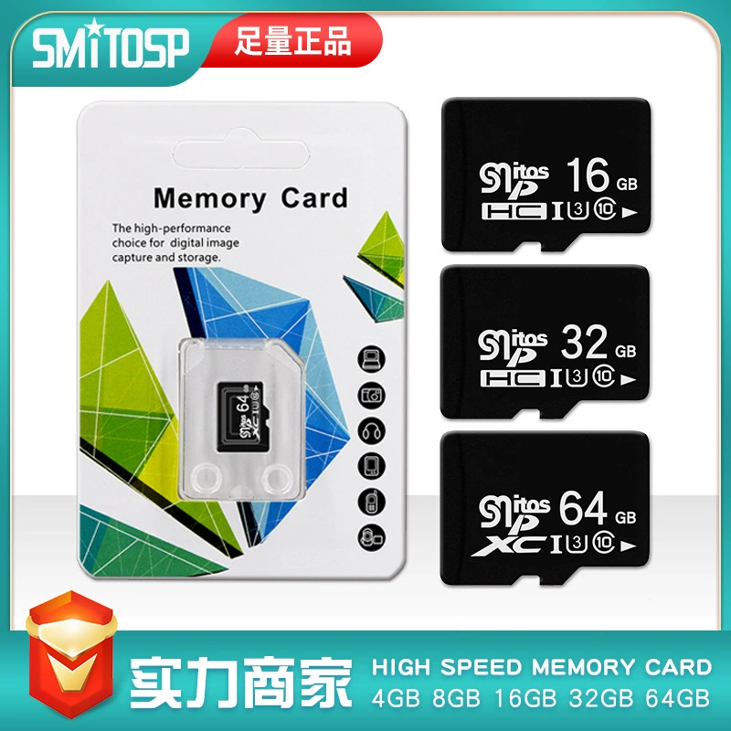 microSD карта памяти (SMITOSP), высокая скорость, объёмы 128 МБ–256 ГБ