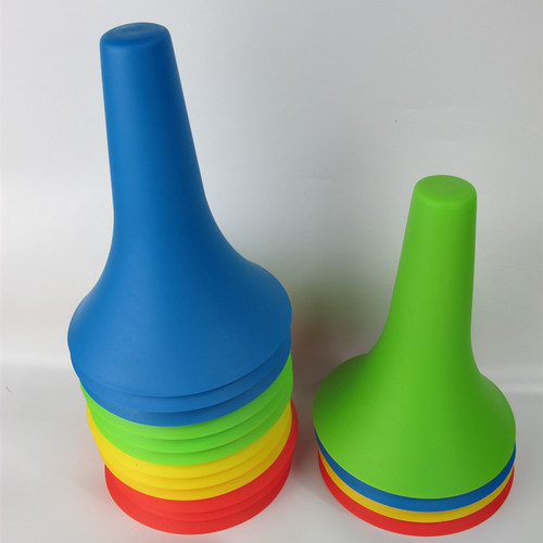 Basketball Training Cone Obstacle, 9-inch Anti-slip Skittles Cone for Basketball and Soccer, Sensitive Training Equipment