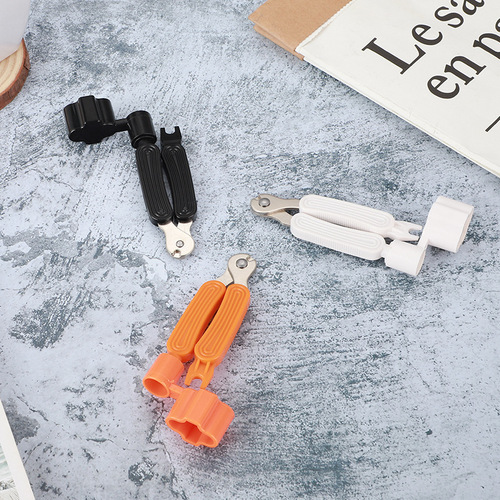 Guitar wire cutter Guitar multifunctional three-in-one wire winder String cutter String cutter String winder staple remover