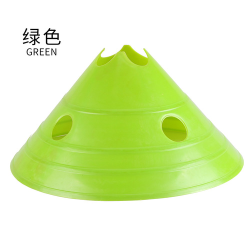 Large thickened football logo disc plum blossom hole logo disc roadblock obstacle football training auxiliary supplies