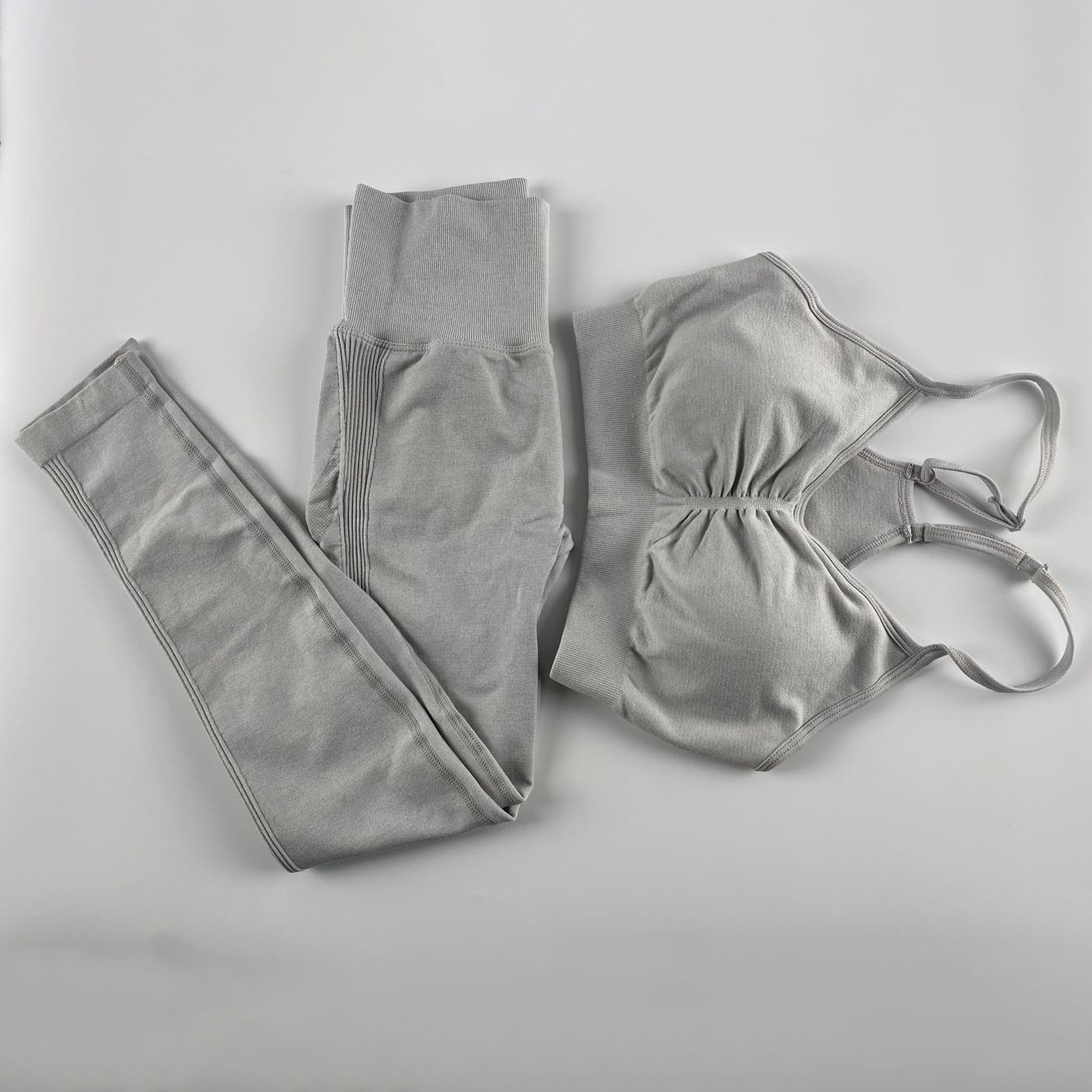 seamless knitted moisture wicking yoga pants NSLX8993