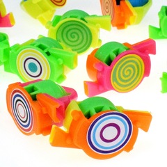 新奇有趣塑料口吹陀螺迷你口哨陀螺玩具兒童小禮品裝扭蛋玩具
