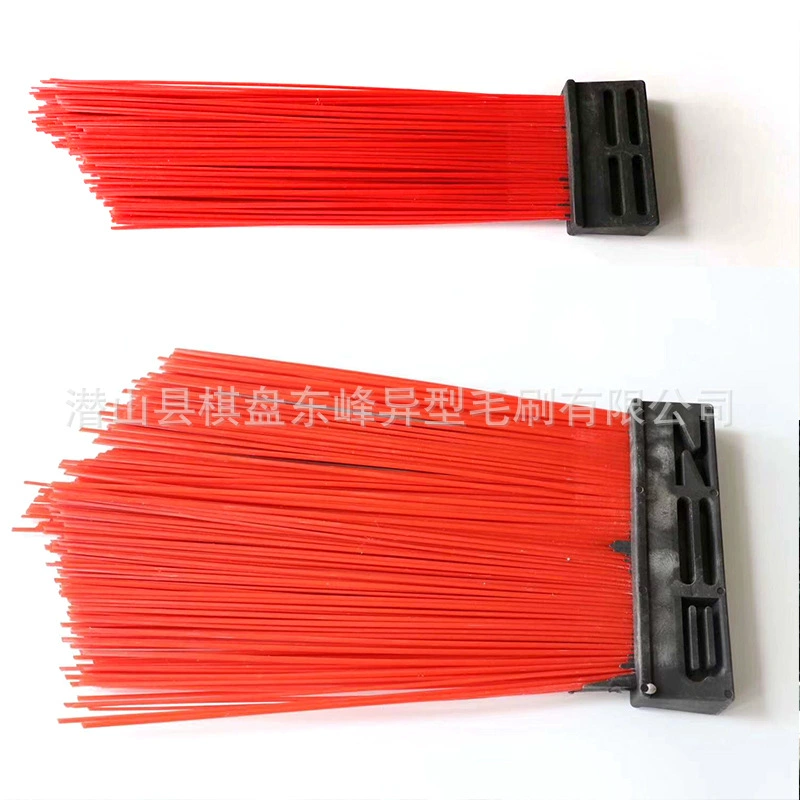Manufacturer wholesale sanitation square brush Fulongma Zhonglian road sweeper brush can add steel wire nylon sweep brush