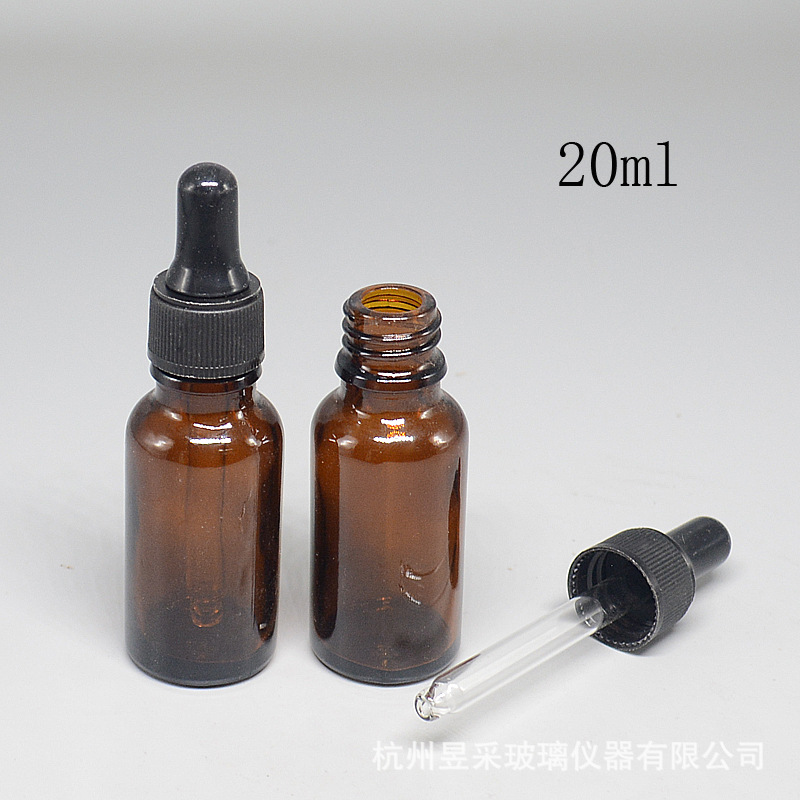 Supplying 20ml Dropper bottles brown Oil Bottle mould Glass Tan Separate loading empty bottle